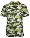 AKWA Men's Camouflage Print Polo made in usa military 