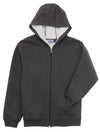LOVE USA APPAREL Men's Heavy Duty Full Zip Hoodie Sweatshirt Jacket with Heavy Weight Micro Fleece Made in USA Black