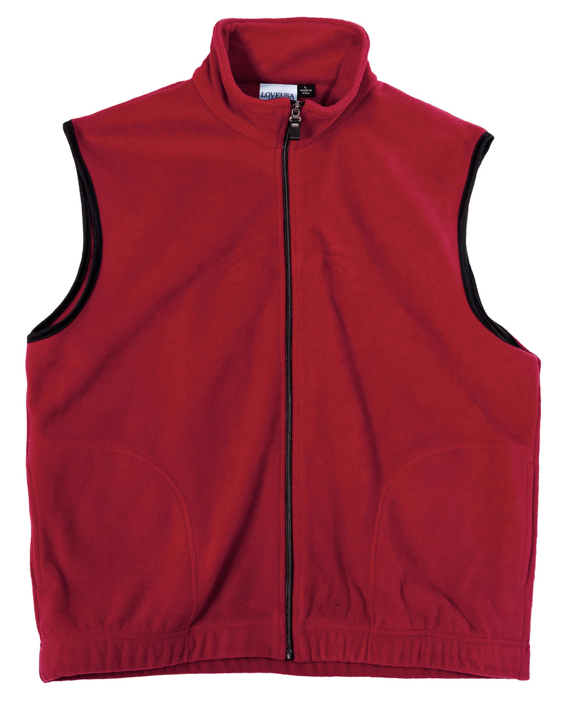 Flexure Zip Fleece Vest - Black Black / L