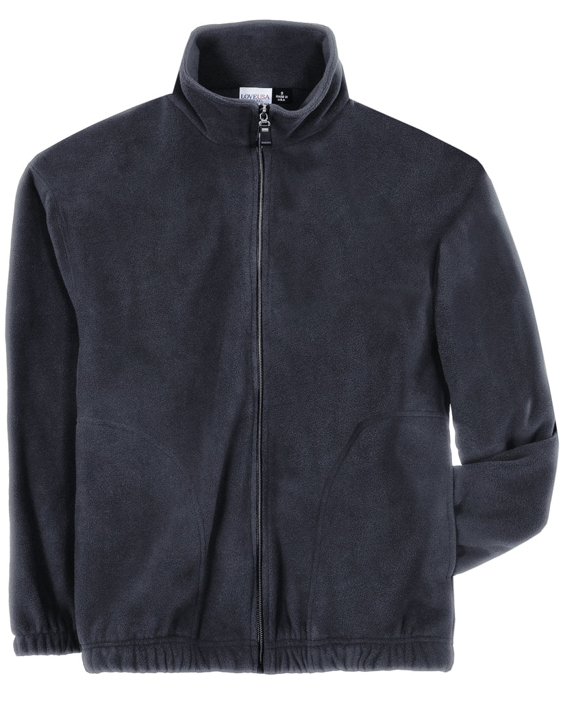 9 Crowns North End Microfleece Polar Fleece Lightweight Full Zip Jacket  (Black, Medium) : : Clothing, Shoes & Accessories