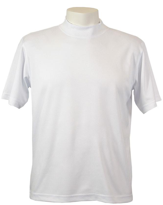 Made in USA Men's Mock Turtle Tee Performance Golf Shirt