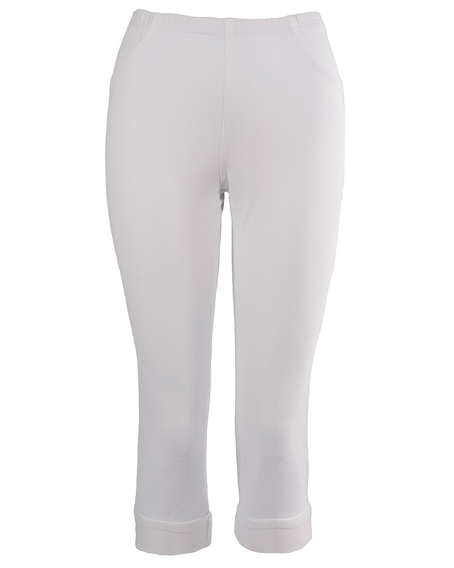 White House Black Market White Lined Cuffed Capri Pants - Size 16 on eBid  United States