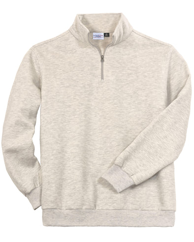 Grey Cotton Quarter Zip Sweatshirt M | Drake's