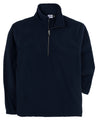 LOVE USA APPAREL Men's 100% Polyester Anti-Pilling Micro Fleece 1/2 Zip Fleece Pullover Made in USA Charcoal