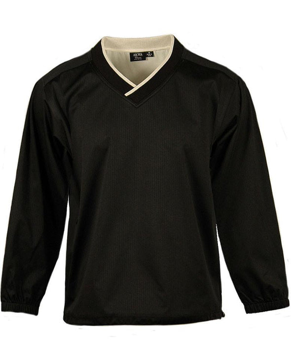 AKWA Men's Pullover Windshirt (Bonded Jersey) made in usa clothing 