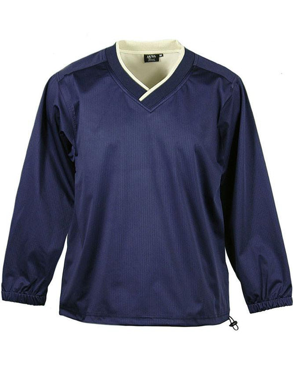AKWA Men's Pullover Windshirt (Bonded Jersey) made in usa clothing 