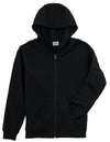 LOVE USA APPAREL Men's Heavy Duty Full Zip Hoodie Sweatshirt Jacket with Heavy Weight Micro Fleece Made in USA Black