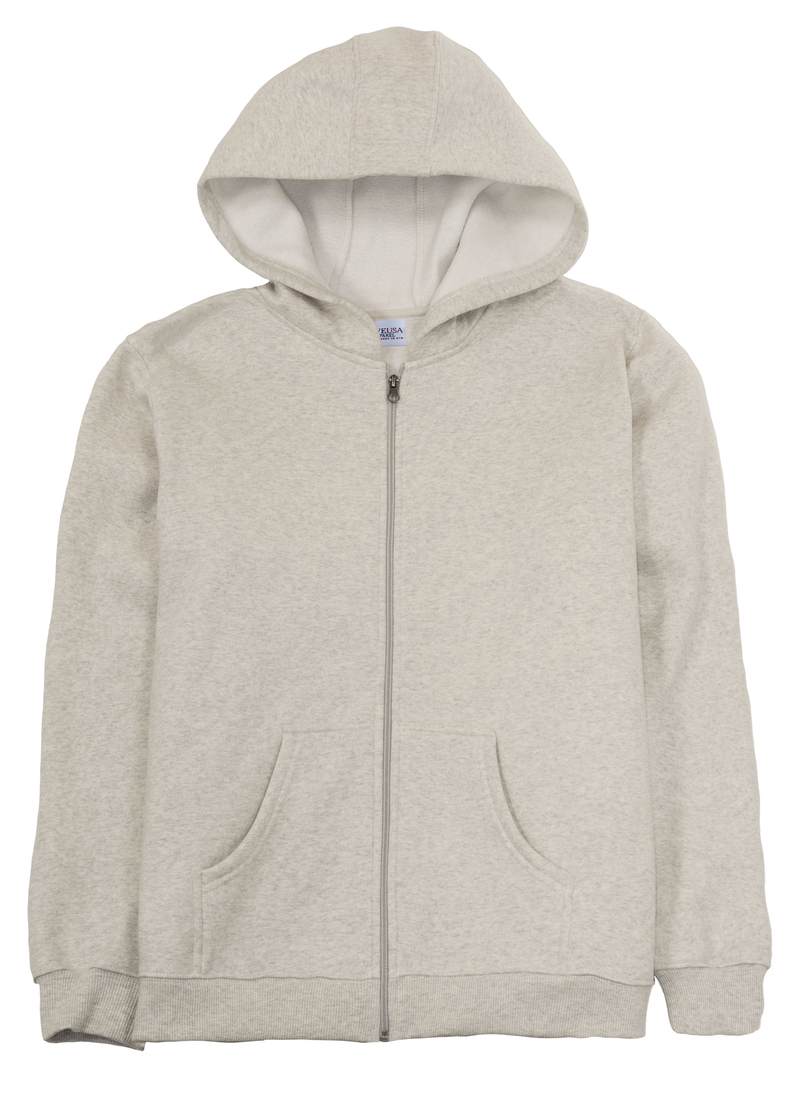 Men's Lightweight Fleece Pullover Hoodie / Sweatshirt, Charcoal