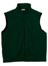 LOVE USA APPAREL Men's 100% Polyester Anti-Pilling Micro Fleece Full Zip Vest Made in USA