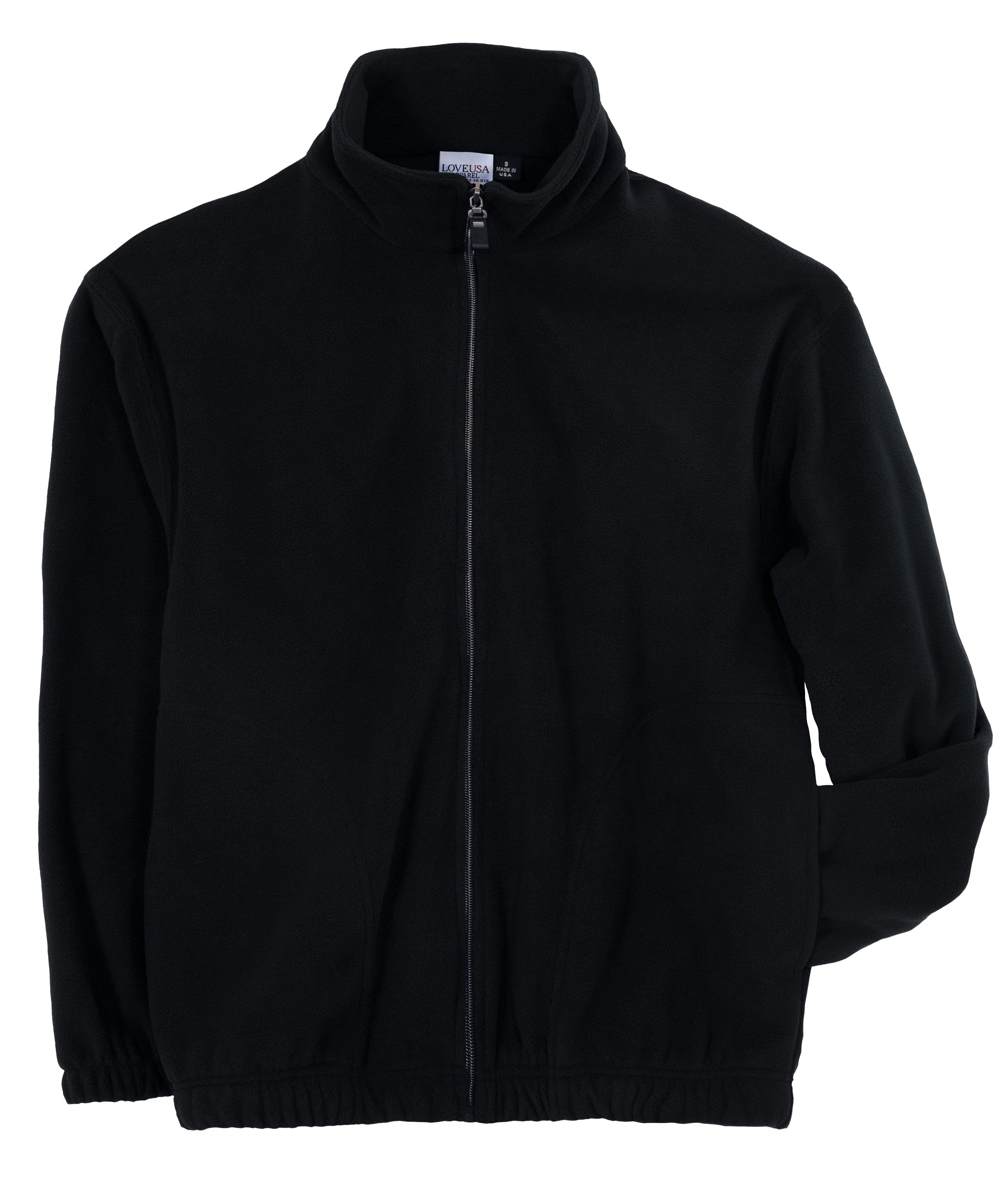 LOVE USA APPAREL Men's 100% Polyester Anti-Pilling Micro Fleece Full Zip  Jacket 903-MFL 