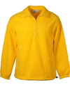 AKWA Men's Micro Fleece 1/2 Zip Pullover american made jackets 