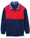 AKWA Patriotic  Micro Fleece 1/2 Zip Pullover american clothing 