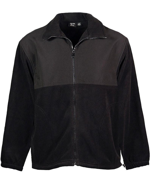 AKWA Mens Micro Fleece Full Zip Jacket made in usa jacket 