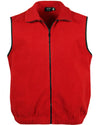 AKWA Men's Micro Fleece Full Zip Vest american made vest 